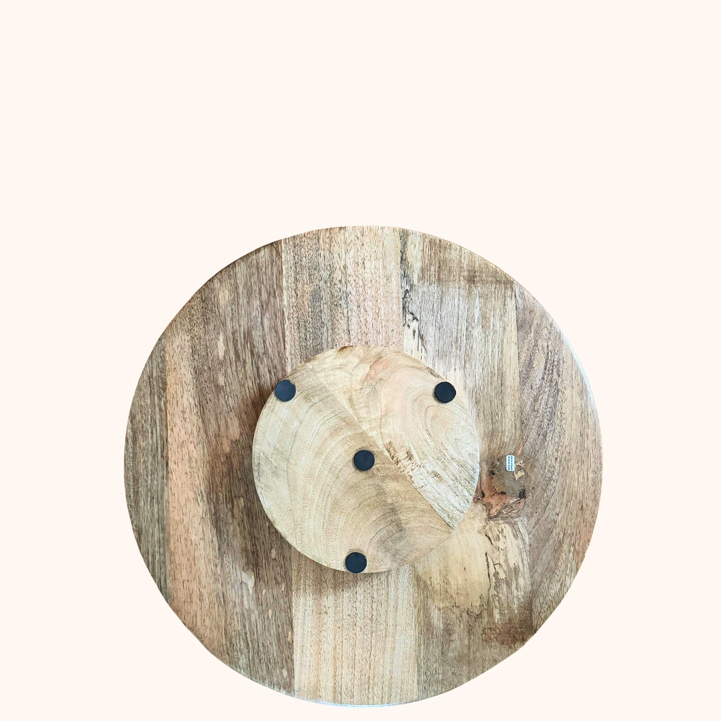 Draaischijfplateau van Mangohout – Ø 40 cm