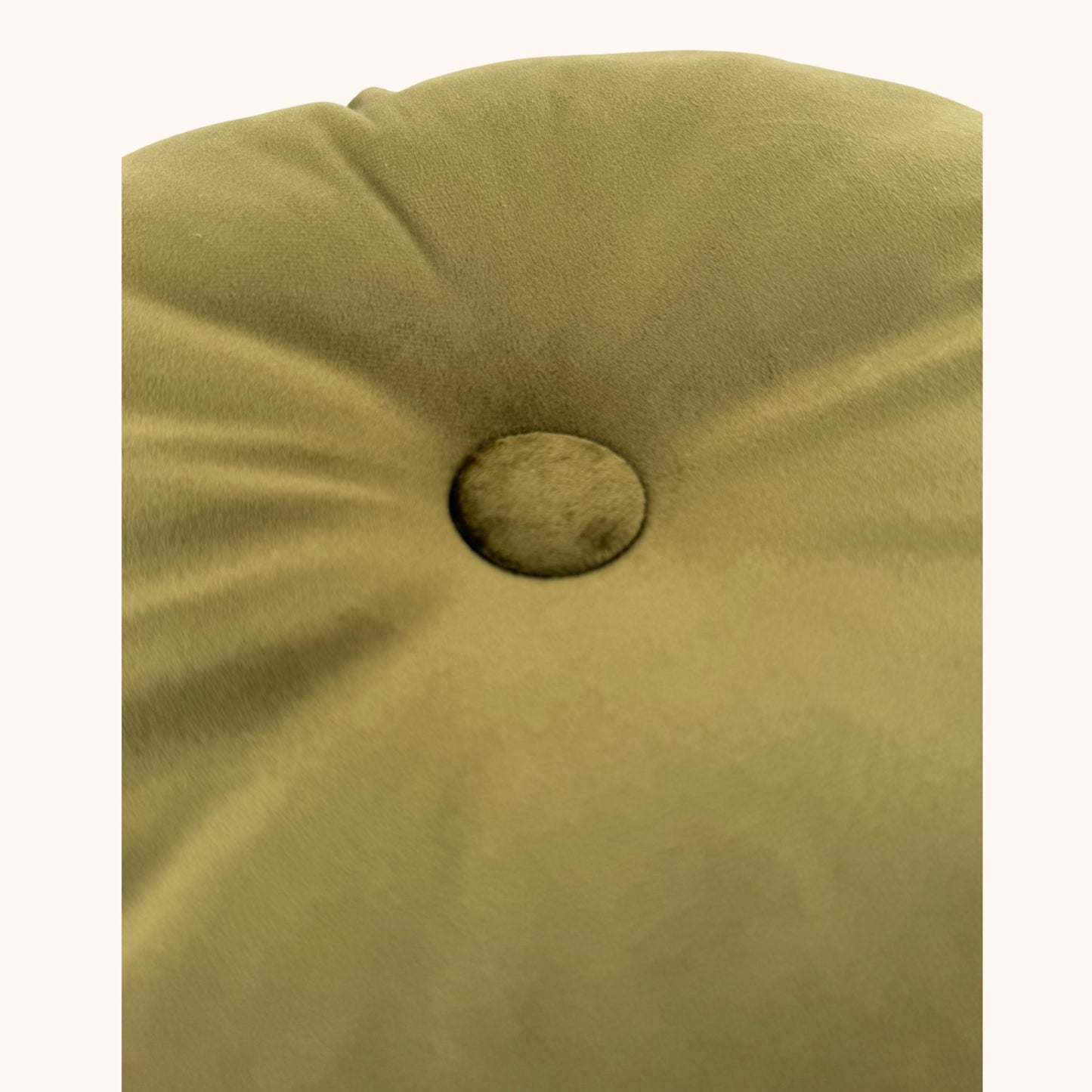 Rond sierkussen olijf 40 cm