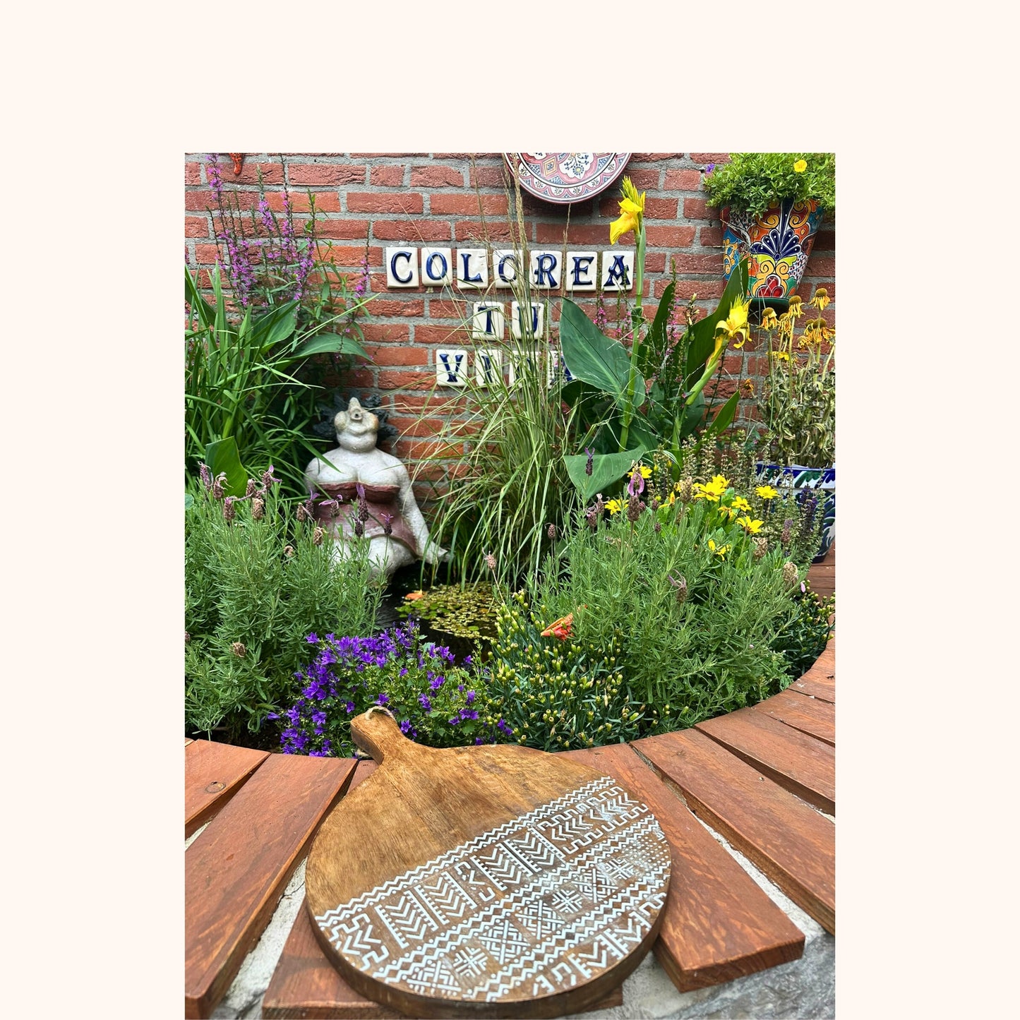 Tapasplank met Carvings – Massief Hout 30 cm