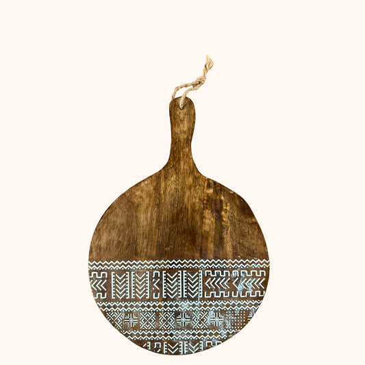 Tapasplank met Carvings – Massief Hout 30 cm