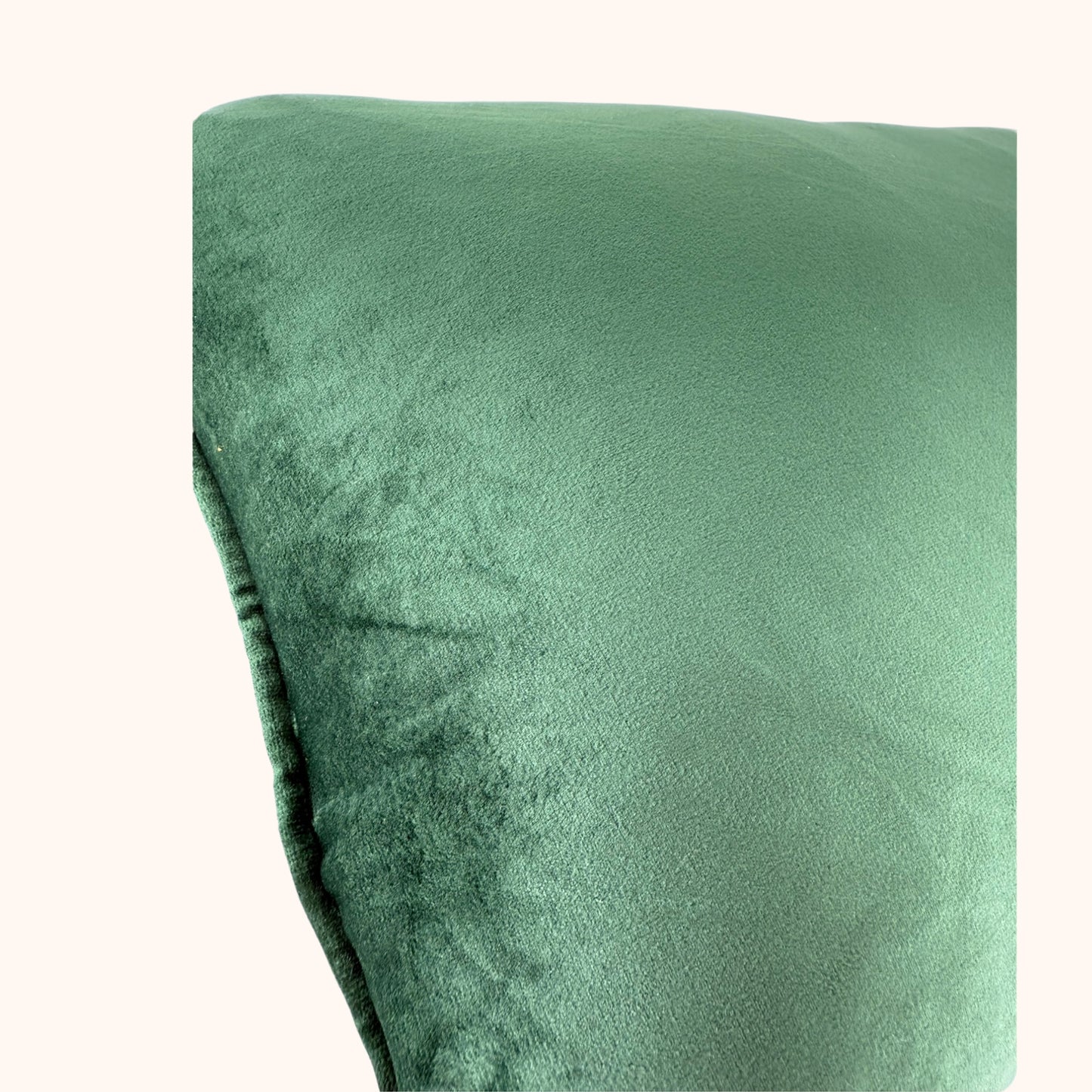 Donkergroen fluweel sierkussen 40x60cm