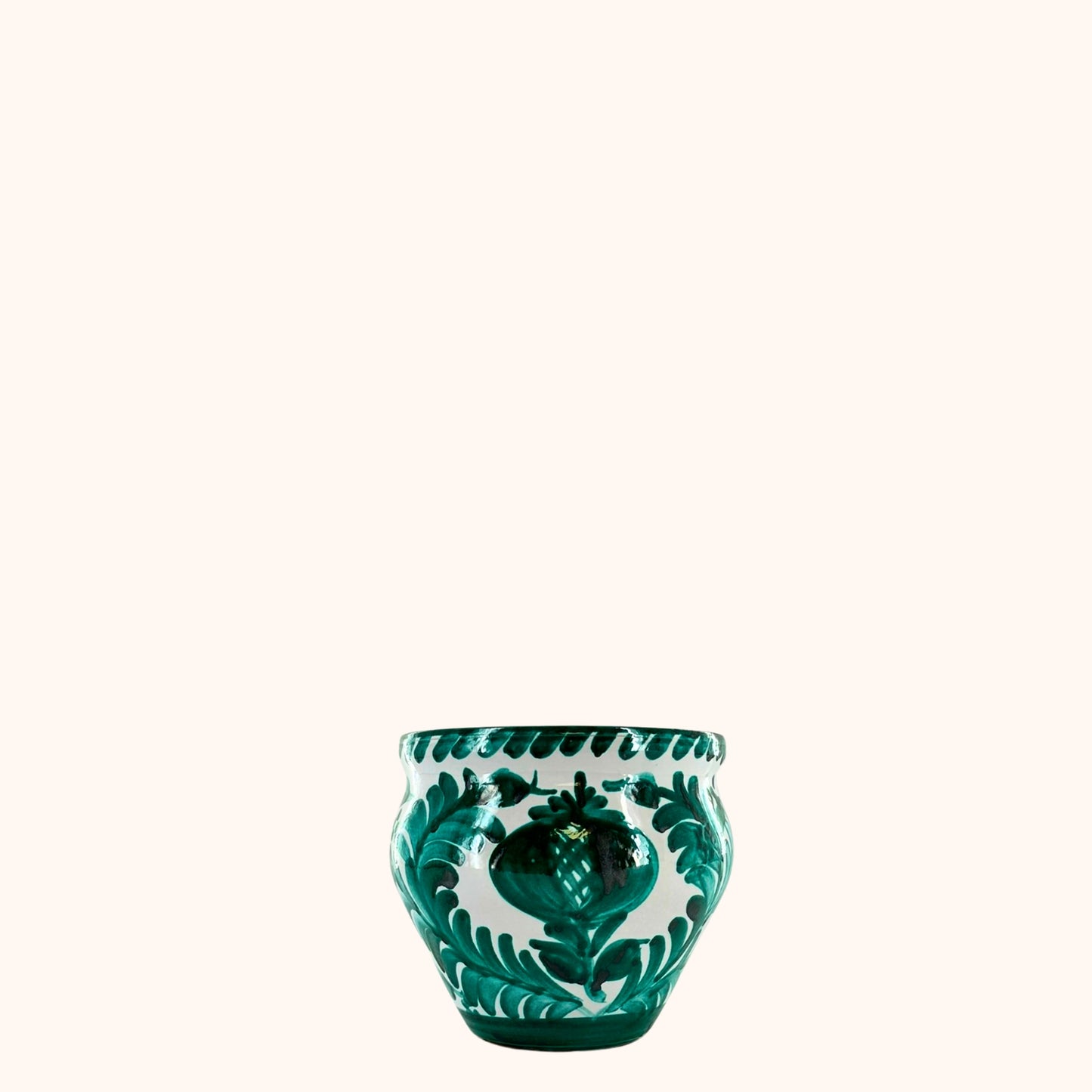 🌿 Jardín Andaluz – Bolvormige bloempot (H19 x Ø17,5 cm)