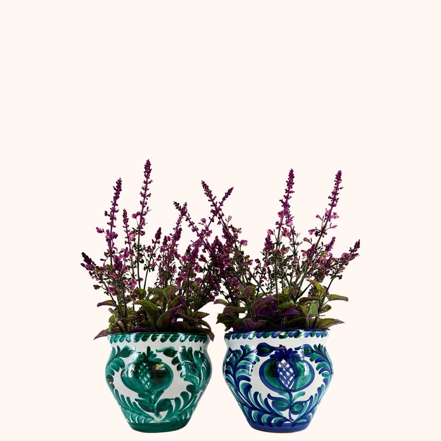 🌿 Jardín Andaluz – Bolvormige bloempot (H19 x Ø17,5 cm)
