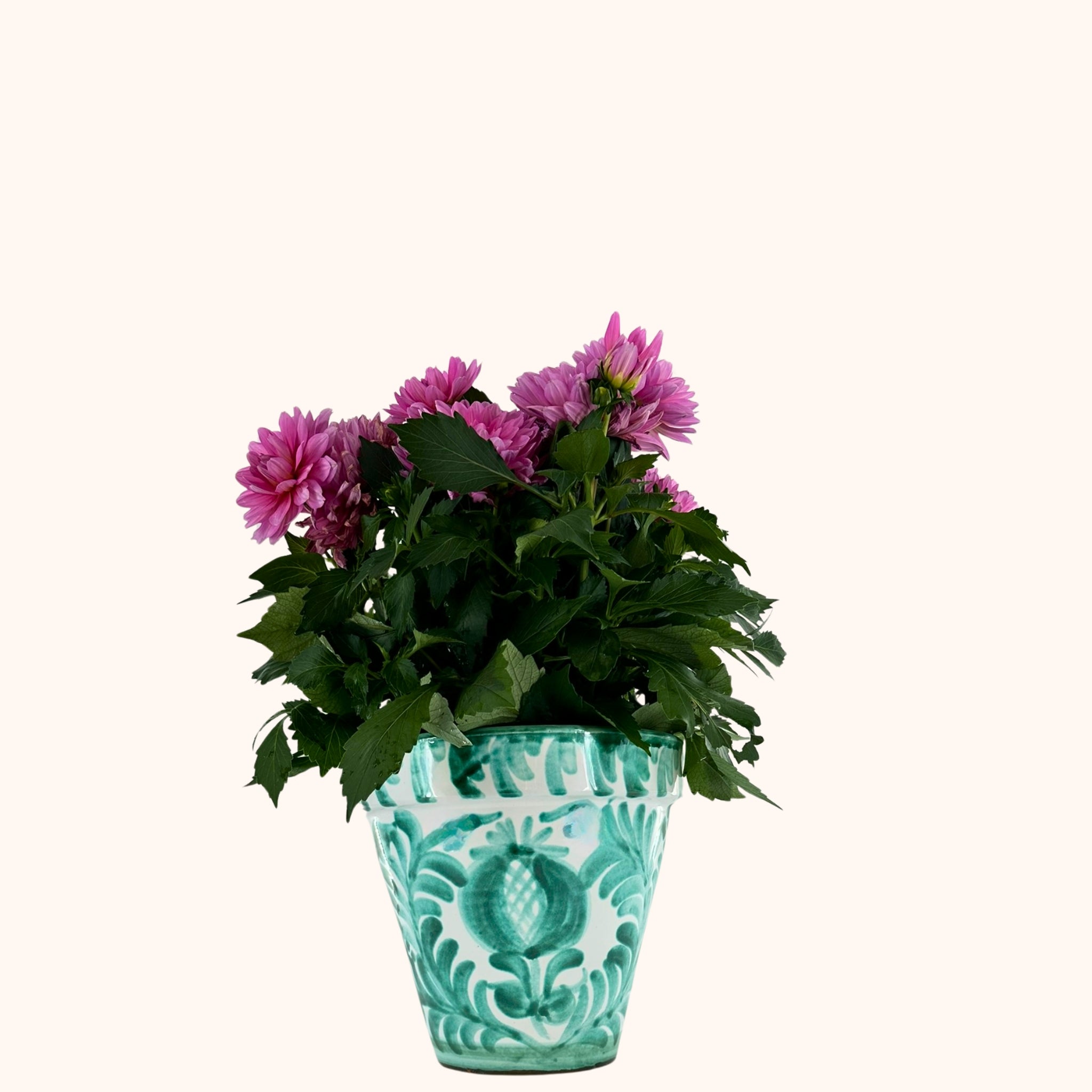  Jardín Andaluz – Grote bloempot (H25 x Ø25 cm), handgemaakt keramiek uit Spanje - Belleza del Sur