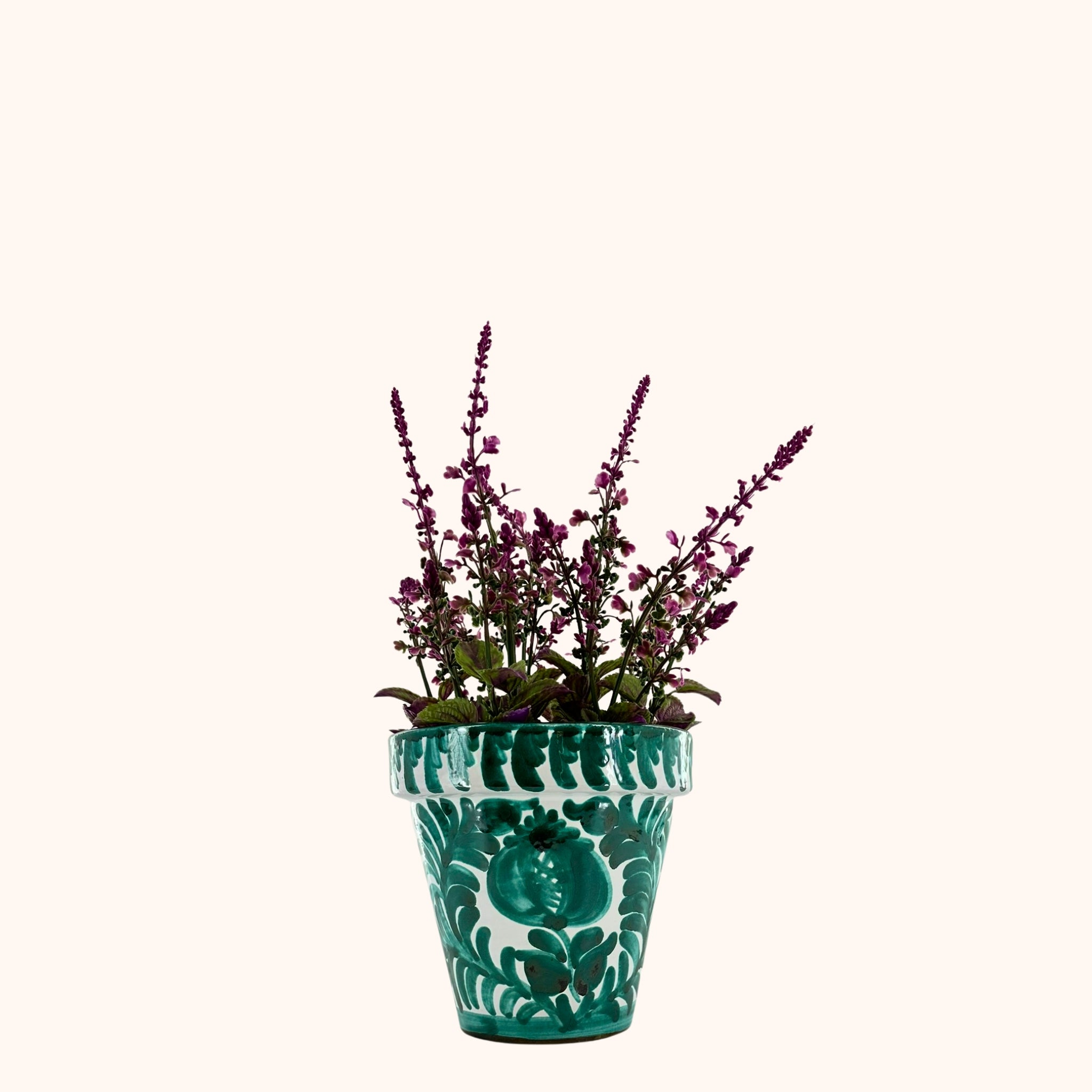  Jardín Andaluz – Medium bloempot (H22 x Ø20 cm), handgemaakt keramiek uit Spanje - Belleza del Sur