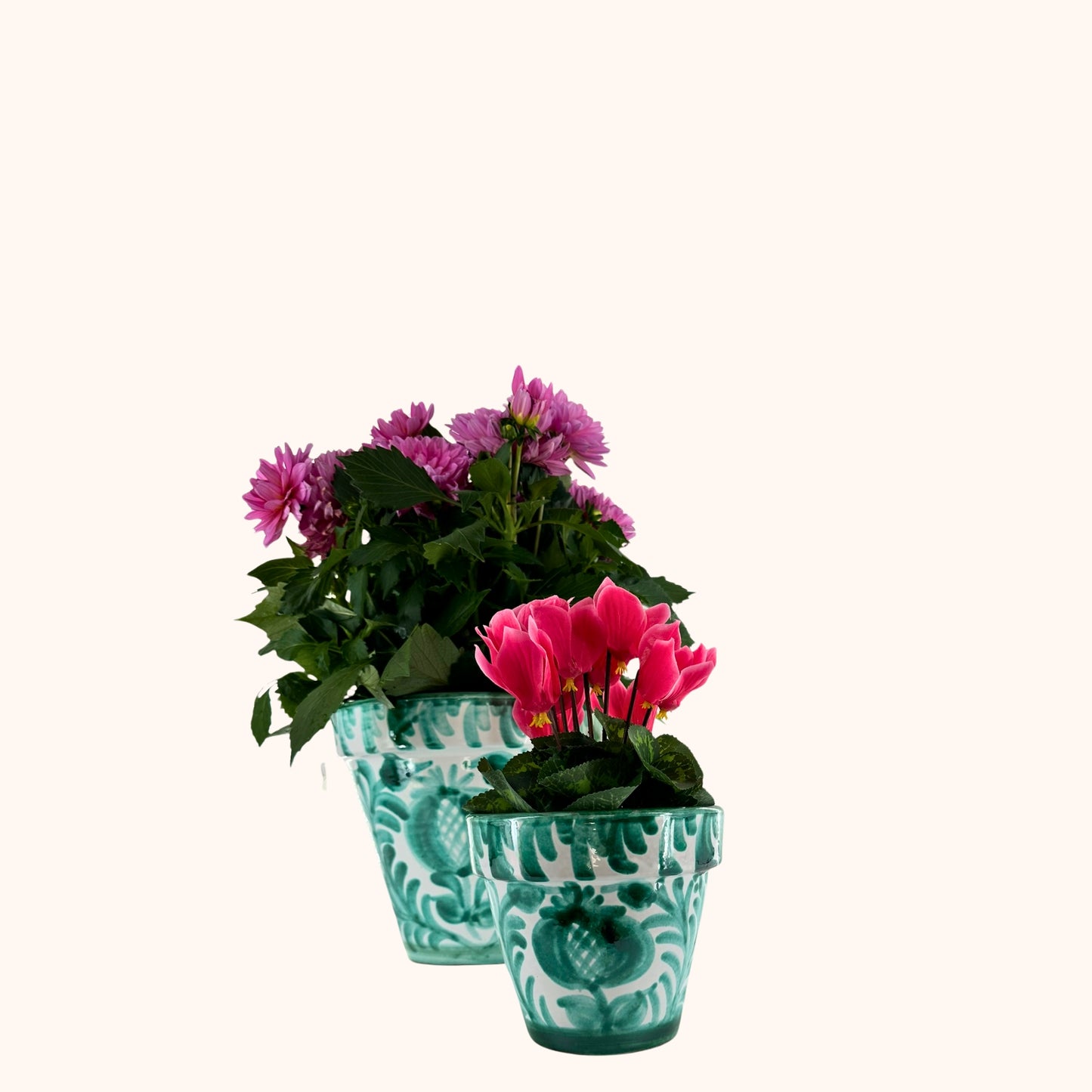 🌿 Jardín Andaluz – Grote bloempot (H25 x Ø25 cm)