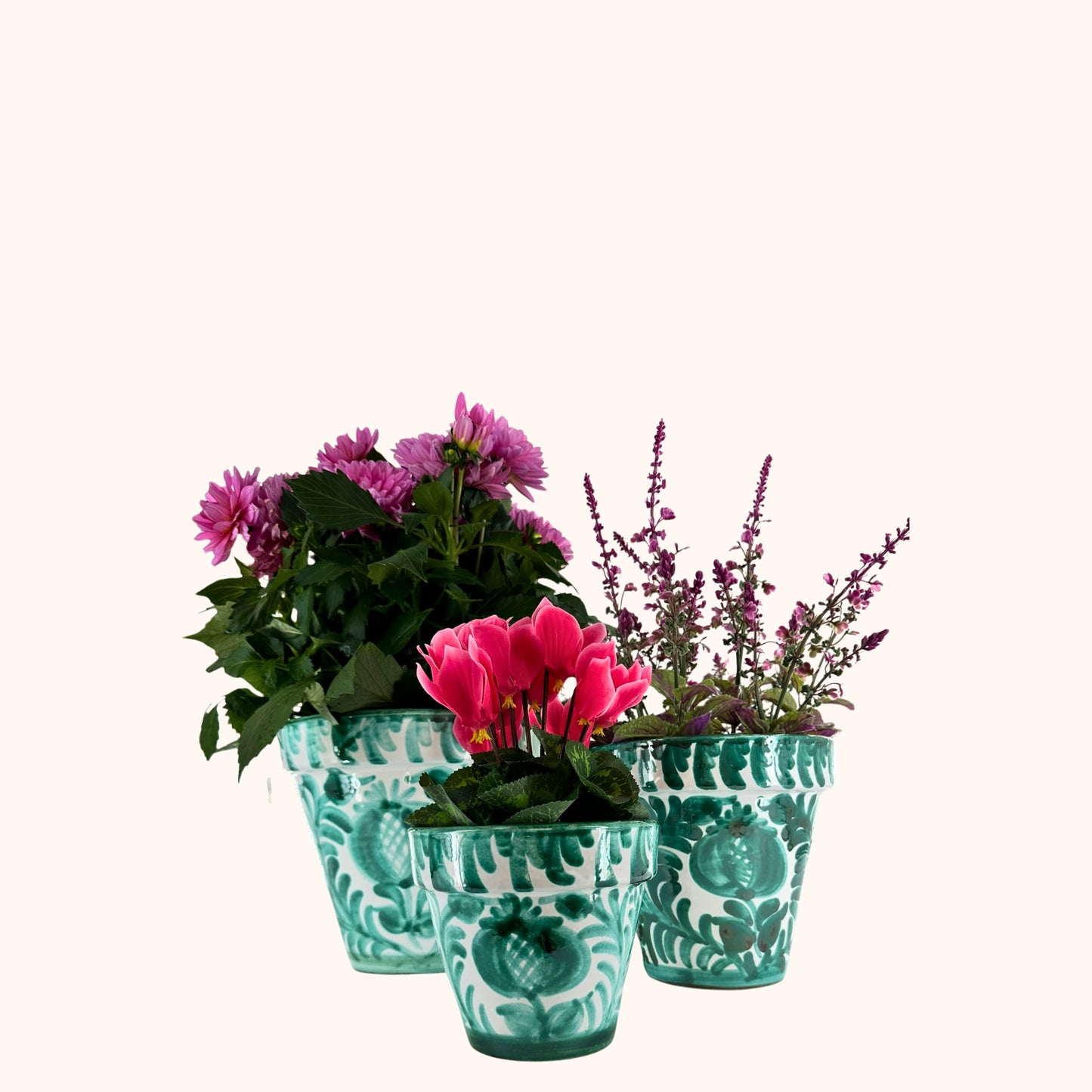 🌿 Jardín Andaluz – Grote bloempot (H25 x Ø25 cm)